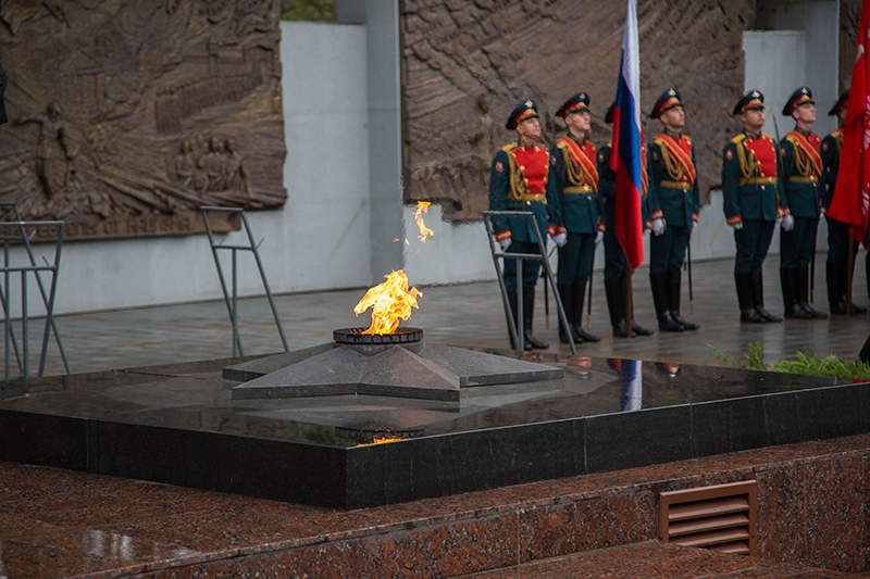 На Широкореченском мемориале состоялась акция «Память»