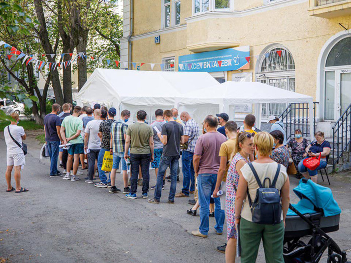 Более 1000 жителей Екатеринбурга приняли участие в выездных прививочных кампаниях