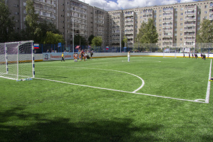 Четыре площадки по проекту «Спорт в каждый двор» открыли в Екатеринбурге