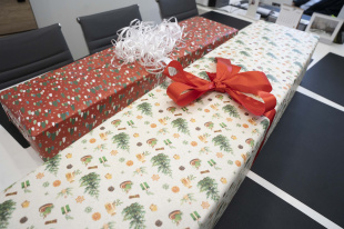 Робот, глюкофон и автограф. Необычные подарки для юных участников акции «Елка желаний»