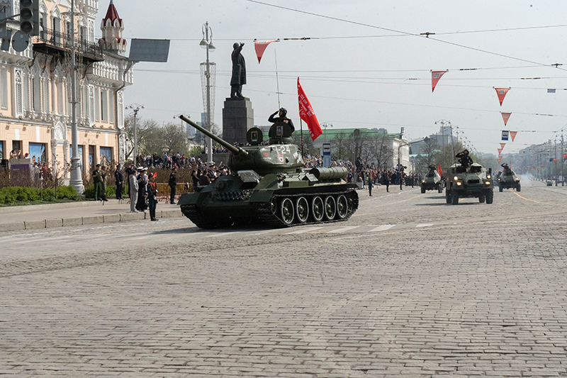 В Екатеринбурге прошли праздничные мероприятия в честь Дня Победы